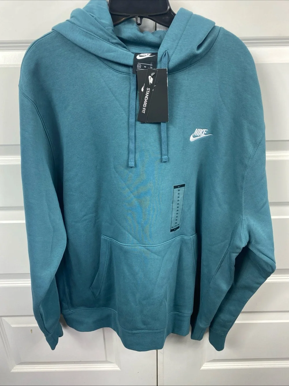 Nike Sportswear Club Standard Fit Fleece Hoodie Mens BV2654 Pullover XL  Extra L